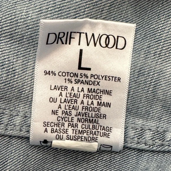 Driftwood large Embroidered Denim Jacket - Picture 8 of 13